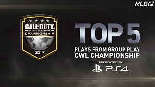 Top 5 Plays from Day 2 of the CWL Championship 2017 Presented by PlayStation 4 [upl. by Brost]