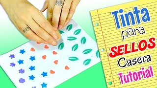 Tintas para Sellos Tintas para Scrapbook TUTORIAL [upl. by Kyrstin153]