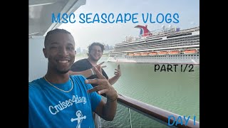 MSC Seascape Cruise Vlogs DAY 1 Embarkation Day Part 12 [upl. by Sordnaxela]