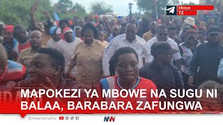 KIVUMBI MBOWE NA SUGU WAPOKELEWA KWA KISHINDO NDALO YAFUNGWA KWA MAPOKEZI YA CHADEMA [upl. by Aviv]