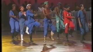 1993 Incredible Gumboot routine from South Africa [upl. by Dahraf]