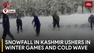 Heavy Snowfall in Kashmir Triggers Severe Cold Wave Benefits Winter Tourism and Farming [upl. by Ardnahcal]