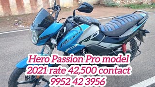 Hero Passion Pro model 2021 location sathankulam [upl. by Ludwig355]