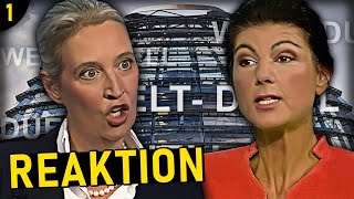 Linker REAGIERT Auf Wagenknecht Vs Weidel Debatte Bei WELTTV  Teil 1 [upl. by Atena964]