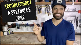 How to Troubleshoot and Fix a Sprinkler Zone that isnt Working  Printable Guide [upl. by Mcquade484]