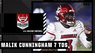 Malik Cunningham’s 7 TOTAL TDs lead Louisville to win vs Duke 👀  ESPN College Football [upl. by Peggy]