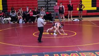 Schaumburg Duals Team Invite  Minooka vs Yorkville 145lbs [upl. by Ynaitirb]