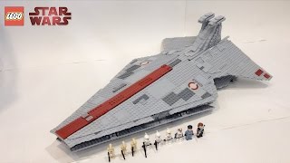 Lego Star Wars Custom VenatorClass Star Destroyer Update 2 [upl. by Wilkins]