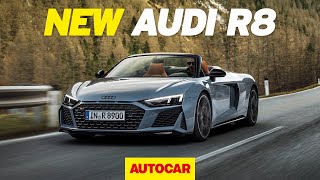 New Audi R8 Spyder RWD review  How good is 2022’s hottest V10 cabrio  Autocar [upl. by Mays]