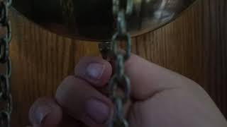 Grandfather clock repair 4  pendulum adjustment [upl. by Shear]