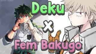 Deku x Fem Bakugo Texting Story OneShot [upl. by Terence]