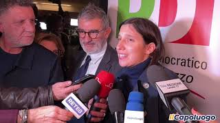 Elly Schlein a LAquila a sostegno di Luciano DAmico candidato presidente alle regionali 2024 [upl. by Gaidano]