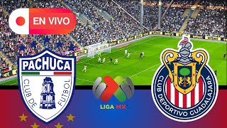 ⚽EN VIVO PACHUCA VS GUADALAJARA  Mexican Liga BBVA MX 2024  eFootball PES 21 Simulation [upl. by Klara]