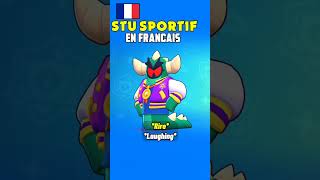 STU SPORTIF en FRANÇAIS 🇨🇵 brawlstars doublage brawlstarsfr stu jockstu [upl. by Easlehc]