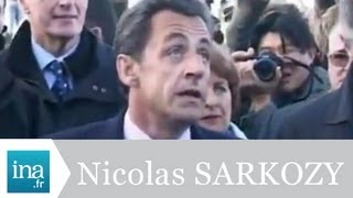 Nicolas Sarkozy rencontre mouvementée avec les pêcheurs  Archive vidéo INA [upl. by Sams55]