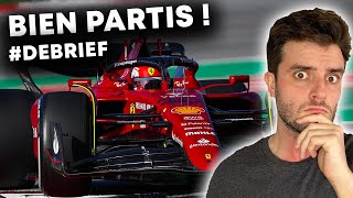 AVANTAGE FERRARI  LE DÉBRIEF DES ESSAIS DE PRÉSAISON DE F1 À BARCELONE [upl. by Jehiel]