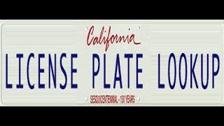 Free License Plate Lookup [upl. by Eletnahs]