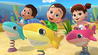 Baby Shark Park  Sick Song  Nursery Rhymes For Toddlers and Kids Songs [upl. by Oicram538]