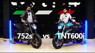 Benelli 752s vs Benelli TNT 600i  Ali vs Taimoor Fight  Benelli Walay [upl. by Herc]