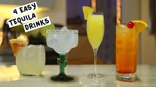 Four Easy Tequila Drinks [upl. by Bonaparte959]