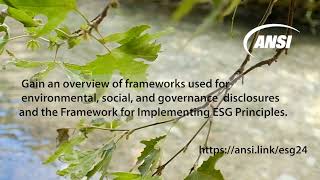 Overview of Framework for ESG [upl. by Sarah]