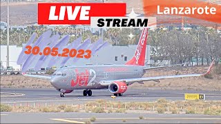 3052023 Amazing Landings amp Takeoffs 44 lanzarote [upl. by Verna]