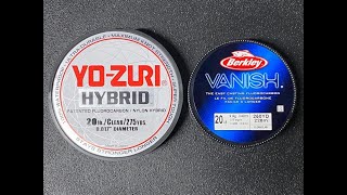 Berkley Fluorocarbon vs YoZuri Hybrid Monofilament Underwater Abrasion Tests [upl. by Floyd585]