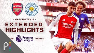 Arsenal v Leicester City  PREMIER LEAGUE HIGHLIGHTS  9282024  NBC Sports [upl. by Aelram467]