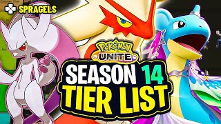 NEW Season 14 Pokemon Unite Tier List [upl. by Pilar]