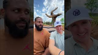 Cam Jordan and Drew Brees rode the new Tiana’s Bayou Adventure at Disney World 🪵🎢 [upl. by Hardan788]