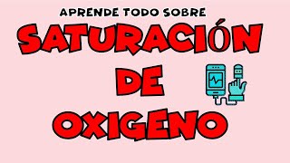 APRENDE QUE ES LA SATURACION DE OXIGENO❓VALORES NORMALES Y ANORMALES❓ Spo2saturación de o2 [upl. by Ylrebme]