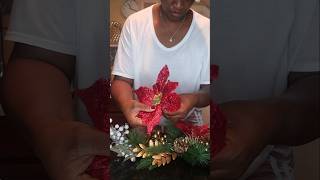 How to upgrade your Christmas over door swag garlandplease subscribe like and share [upl. by Nathalie]