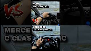 Audi A4 Quattro vs Mercedes C 4Matic viraj performansları Hangisi daha iyi [upl. by Wicks969]