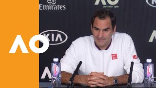 Roger Federer quotI have to be carefulquot  Australian Open 2020 R1 [upl. by Valdemar266]