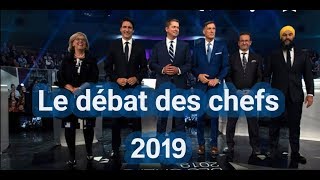 Le débat des chefs 2019  dernier rencontre لقاء المترشحين لمنصب رئيس وزراء كندا [upl. by Atinas]