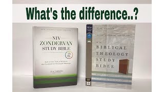 NIV Zondervan Study Bible and NIV Biblical Theology Study Bible Layout Comparison [upl. by Shumway33]