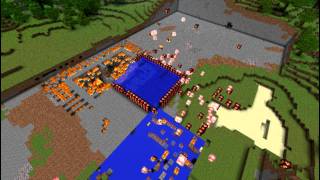 POOL OF NUKES vs 100 CREEPERS [upl. by Yance]