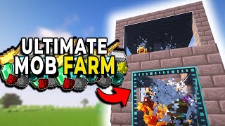 How To Make The PERFECT Mob Farm In All The Mods 8 [upl. by Kcir318]