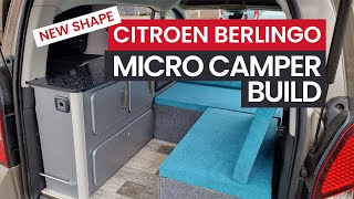 Micro Campervan Conversion Build  5 Days in 5 Mins [upl. by Erwin]