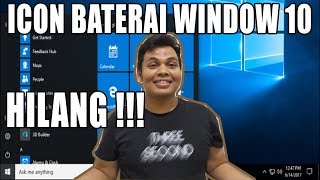 ICON BATERAI LAPTOP HILANG DI WINDOWS 10 [upl. by Aistek675]