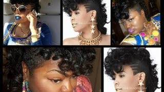 How To Keyshia Kaoir Mohawk Update [upl. by Kirby]