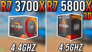 Ryzen 7 3700X vs Ryzen 7 5800X3D  Great Upgrade [upl. by Ellenhoj791]