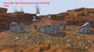 Clone Commandos Defend Against Massive Droid Army MOWAS2 Star Wars mod [upl. by Kelvin]