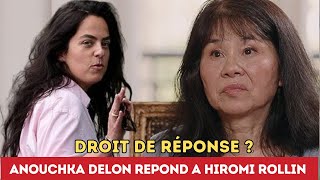 Anouchka Delon répond a hiromi rollin après l’interview dEnvoyer Spécial sur France 2 [upl. by Edya]