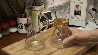 LEPOP Pour Over Glass Coffee Maker  Chemex Clone [upl. by Yffat732]