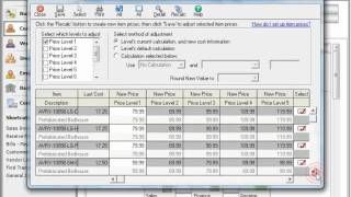 Peachtree Tutorial Changing Item Prices Sage Training Lesson 66 [upl. by Reltuc]