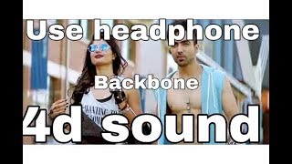 Harrdy Sandhu  Backbone  Virtual 🎧4D sound  smooth surround🔊🔊HQ  visualizer 🎵 [upl. by Lahtnero]