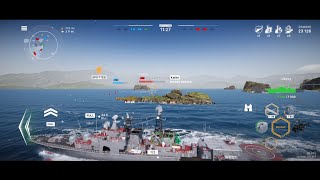 Udaloy Gameplay  Warships Mobile 2 [upl. by Quinta]