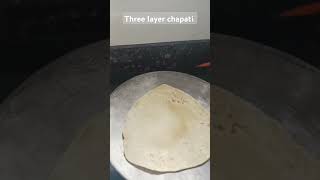 Meri Mummy style three layer chapati oil chapati roti पोळी cooking shorts trending ytshorts [upl. by Macey]