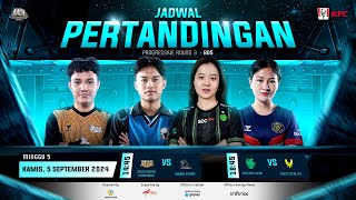 🔴 LIVE  MDL ID S10  Progressive Round  Hari 4 Putaran 3 [upl. by Yadsendew966]